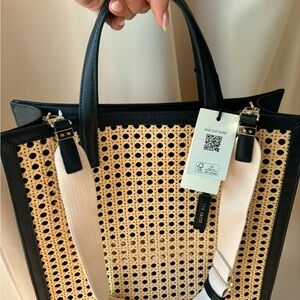 Ted Baker London Black and Tan Crossbody Bag